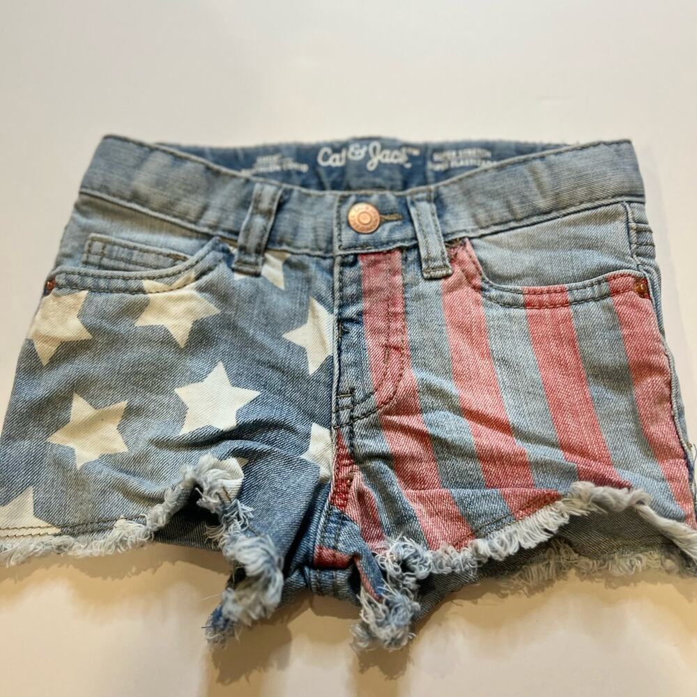 Girls 4t denim shorts lot - Picture 2 of 10